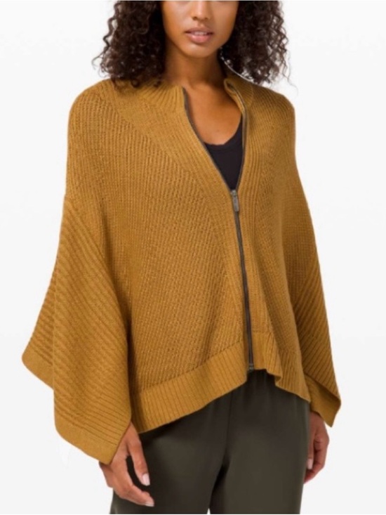 lululemon athletica Sweaters - Lululemon Softer Still Wrap In Spiced Bronze